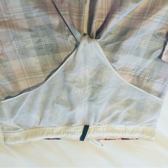 Mens 2X Red Tartan Cargo Swim Board Shorts Mesh Liner - Picture 7 of 7